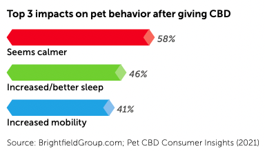 3 impacts on pet behavior CBD