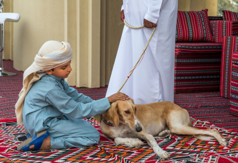 are dogs allowed in middle east