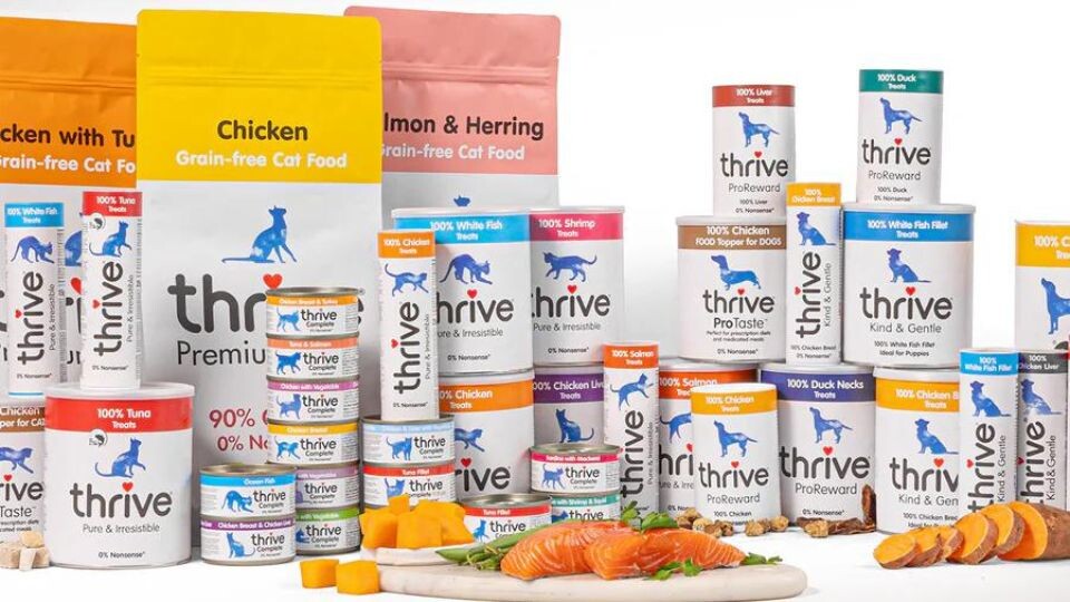 Acquisition of Thrive Pet Foods: the future ahead for the British brand