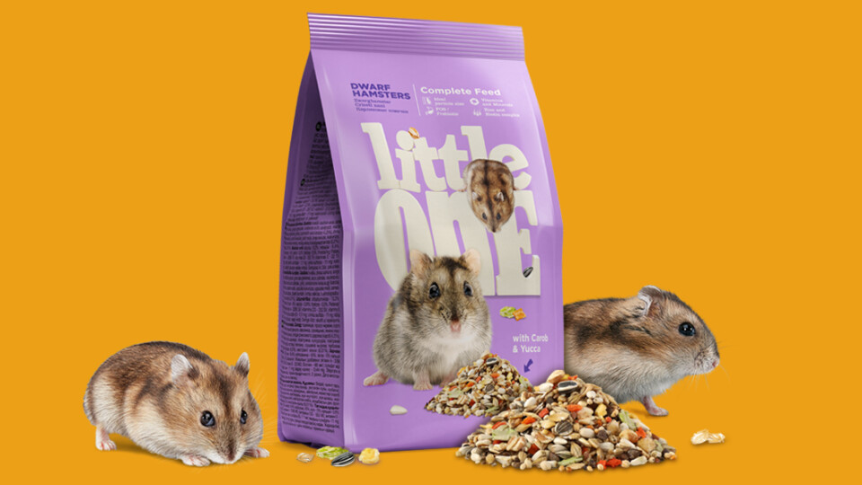 Feed for dwarf hamsters