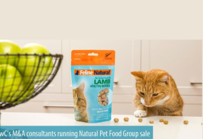 PwC’s M&A consultants running Natural Pet Food Group sale