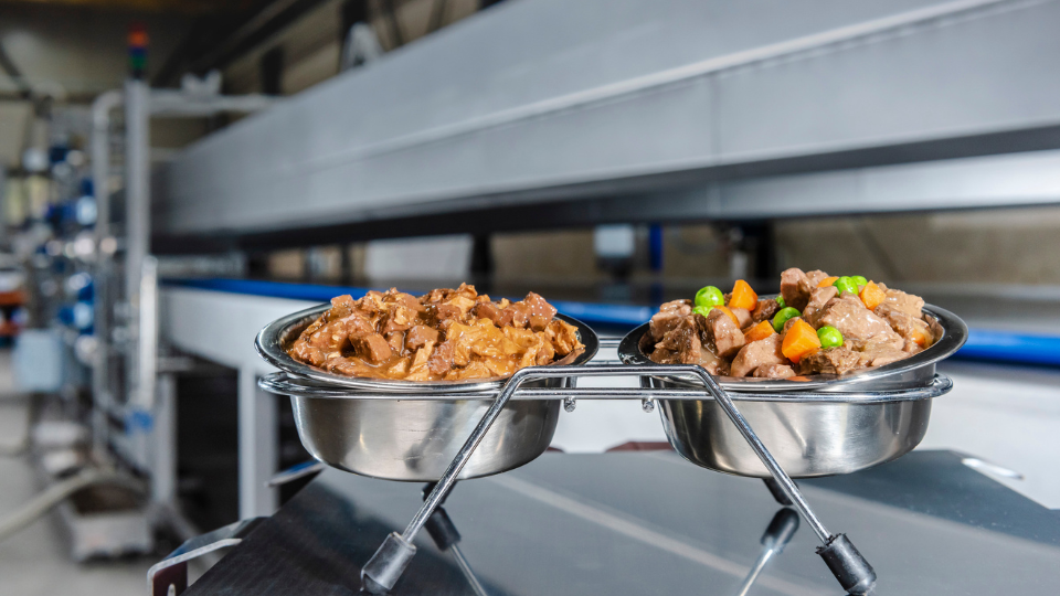 Increasing production efficiency in wet pet food processing: higher output, lower input!