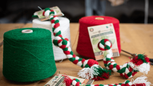 Made-in-Italy recycled wool toys