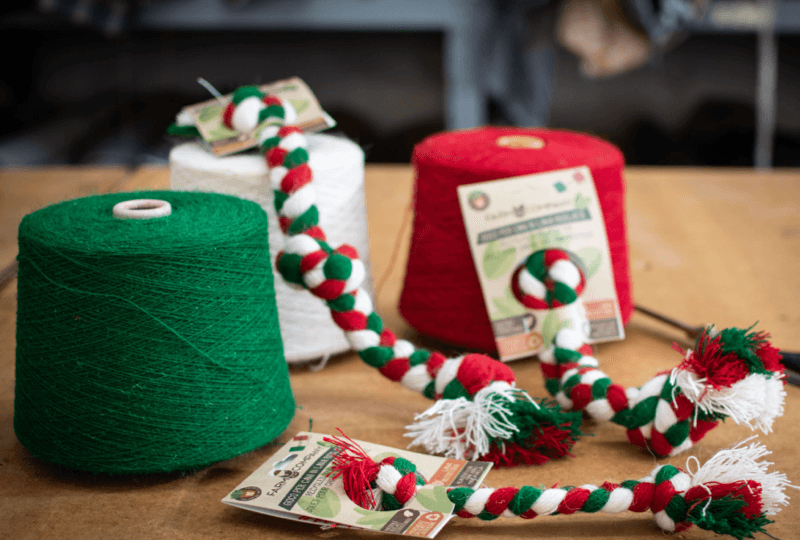 Made-in-Italy recycled wool toys