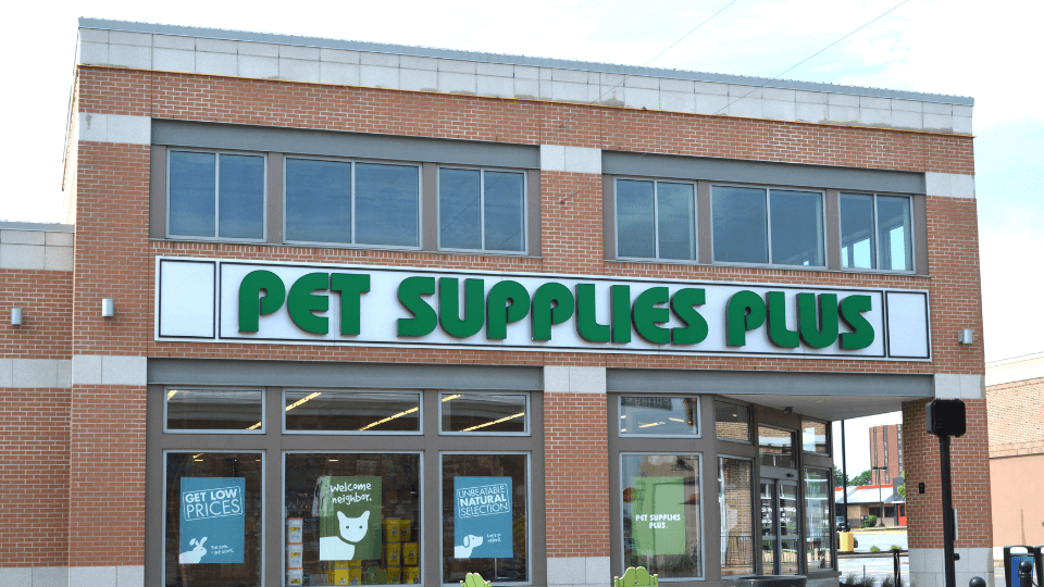 Pet supplies store plus distribution center