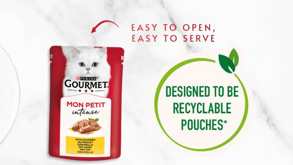 Cat best sale pouch recycling