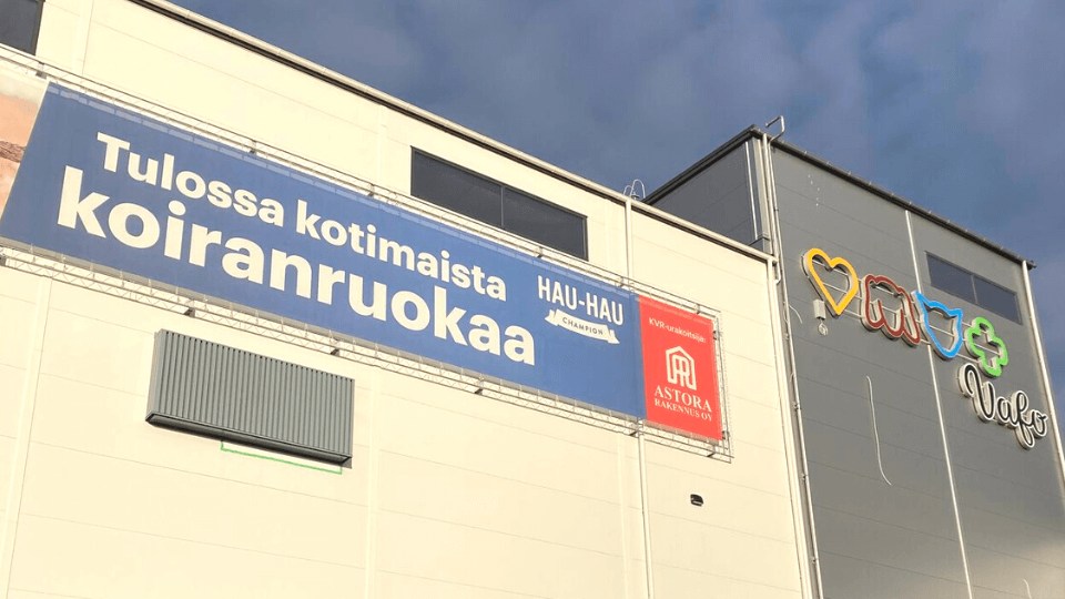 Largest pet food factory in Finland to open in 2023