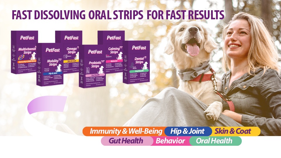 PetFast Strips – Fast Dissolving Oral Strips