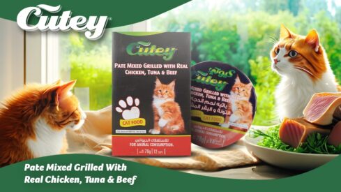 Cutey pate mixed grilled with real chicken, tuna & beef