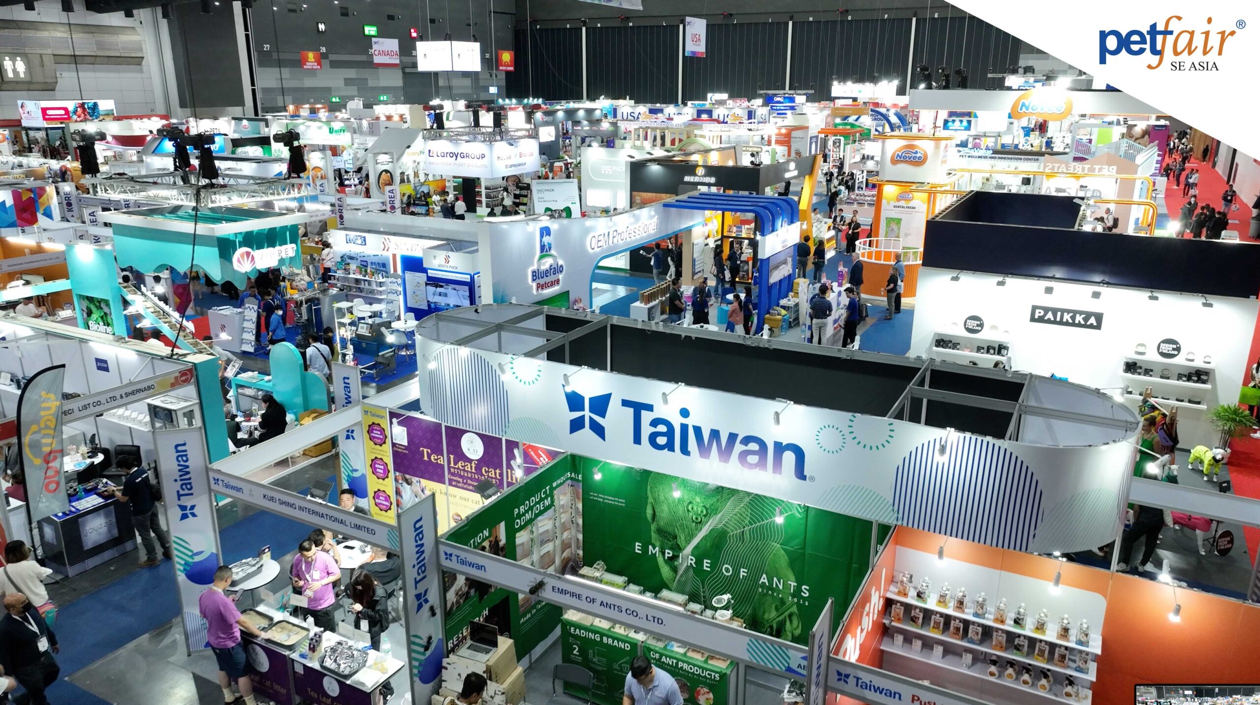 Exhibition image of Pet Fair South East Asia.