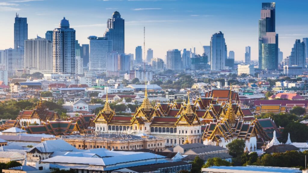City view of Bangkok Thailand