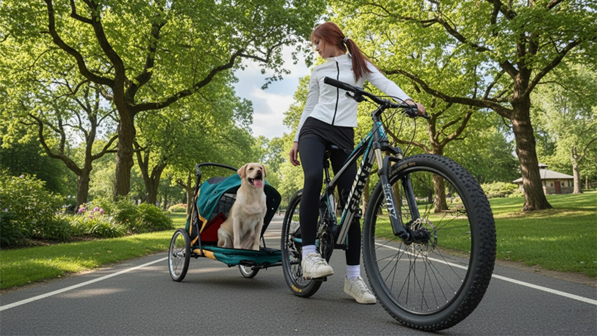 Pet mobility trailer for bike