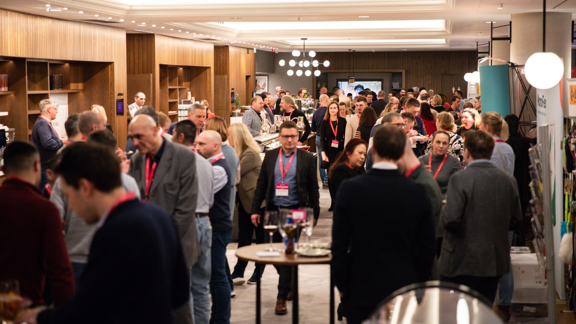 GPF attendees networking.