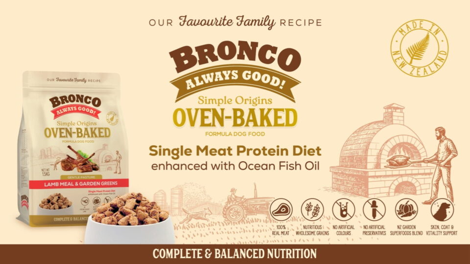 Bronco's oven-baked formulas