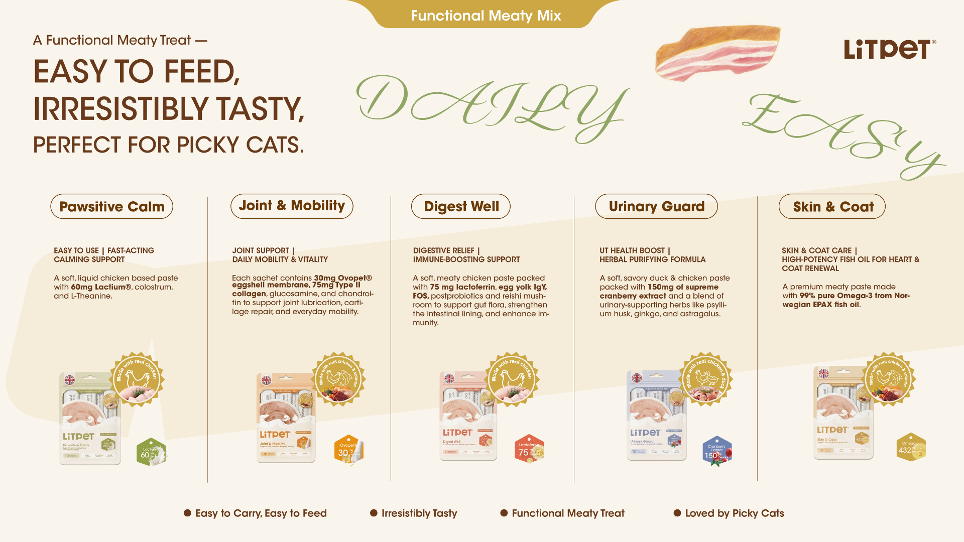 LitPet meaty mix functional supplements