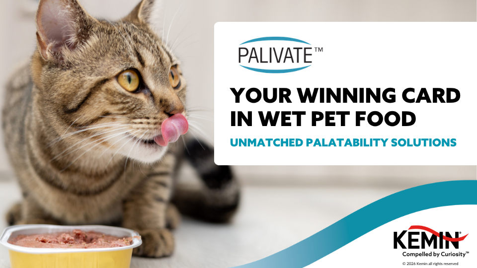 PALIVATE™: Your winning card in wet pet food