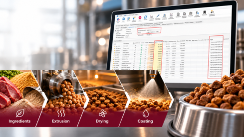 Multiple production steps. One complete pet food formula.