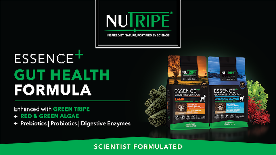 NUTRIPE Essence+: Enhanced Gut Health Formula with Green Tripe + Red & Green Algae