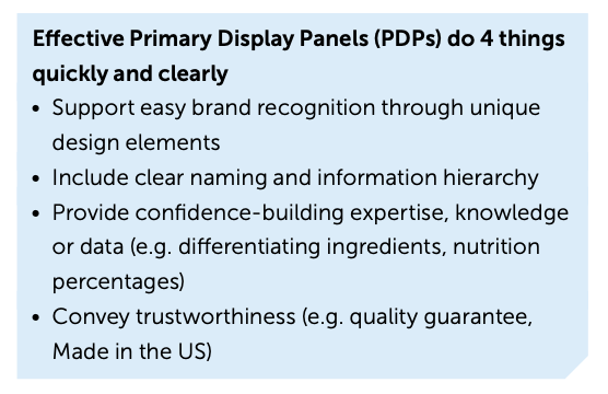 effective primary display panels